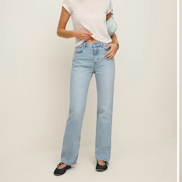 Reformation Denim - Reformation .:. Abby Straight Leg Jeans in Tenaya